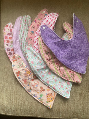 Bandana Style bib Girls