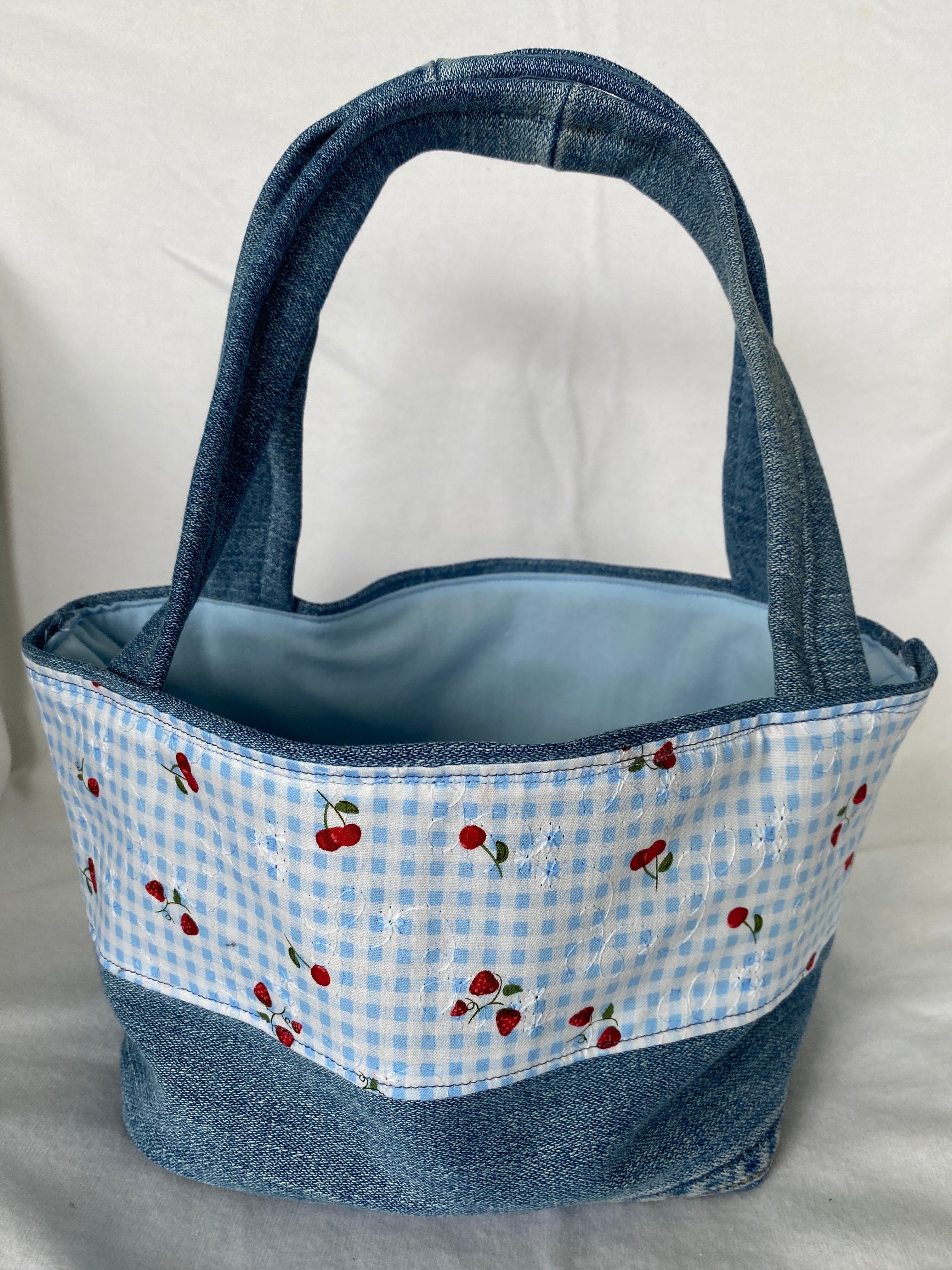 'Hold all Baskets with Handles' Denim baskets