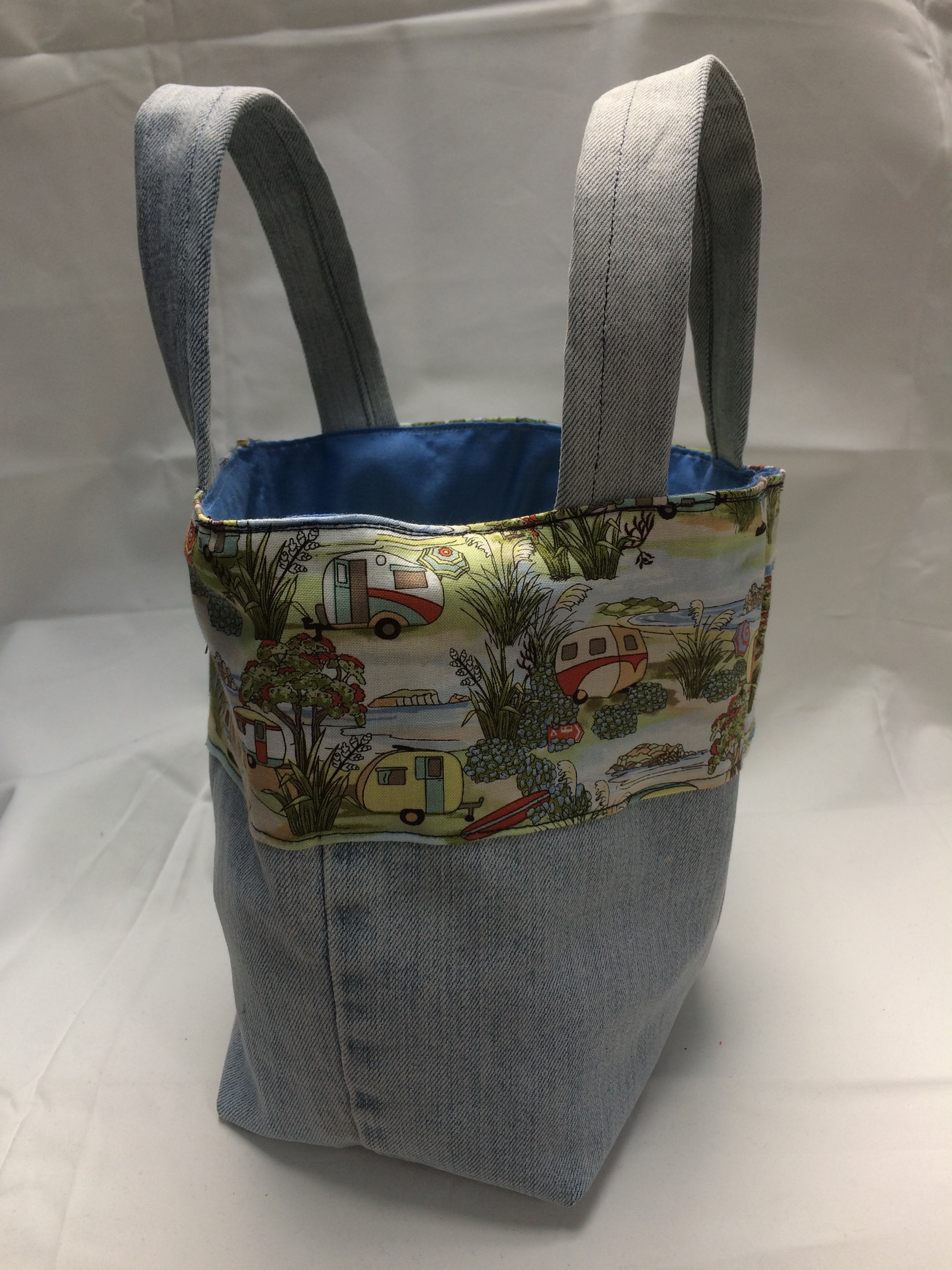 'Hold all Baskets with Handles' Denim baskets