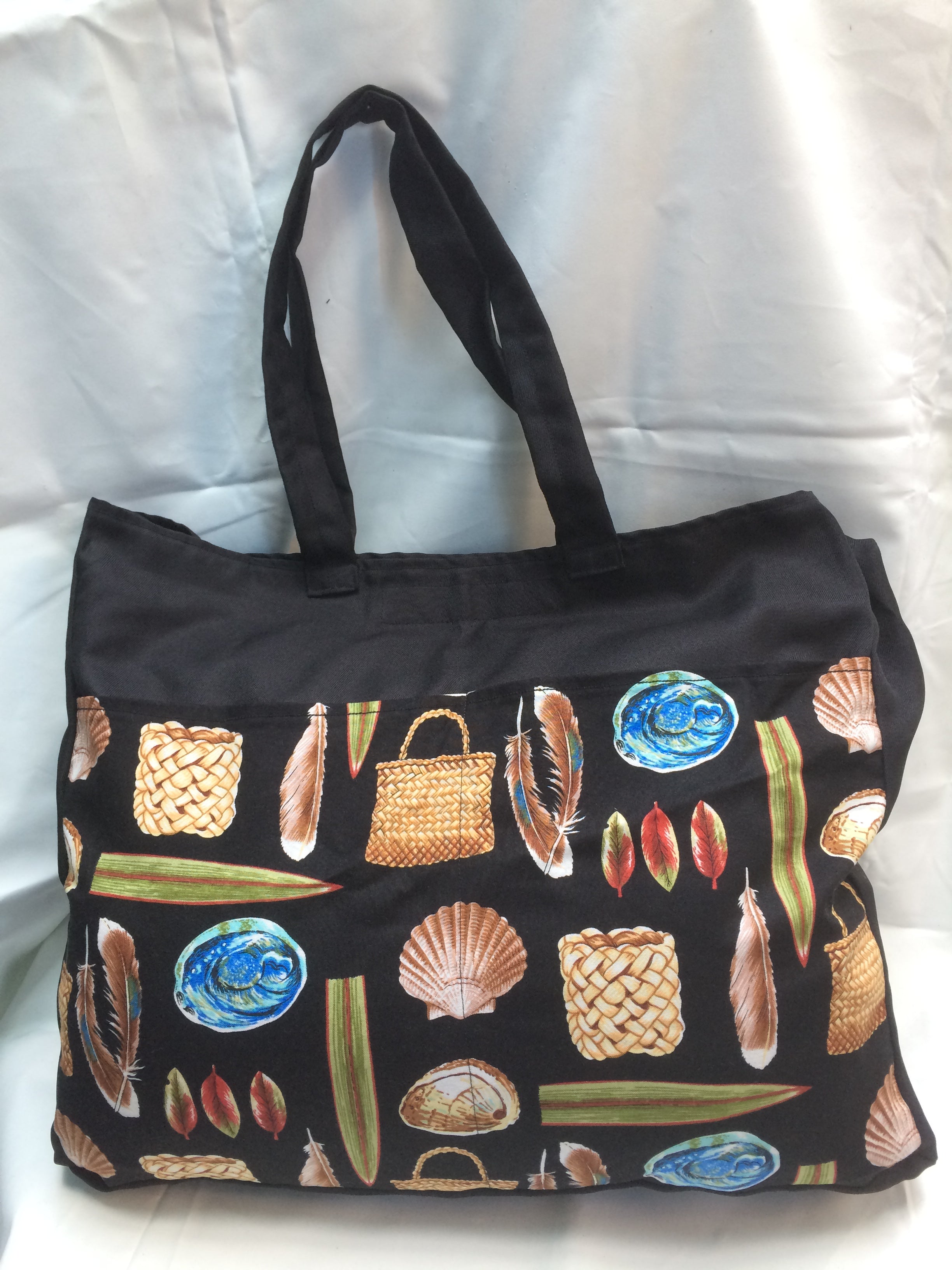 Produce/beach bag large to hold 4 beach towels.