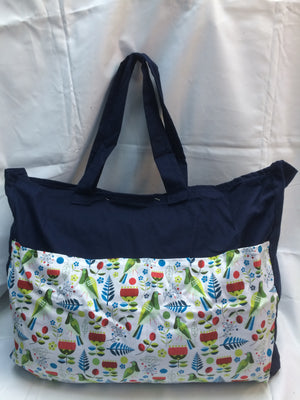 Produce/beach bag large to hold 4 beach towels.