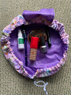 Scrunchsac fold out make up/toilet bag