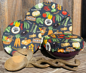 Food bowls covers set of 3