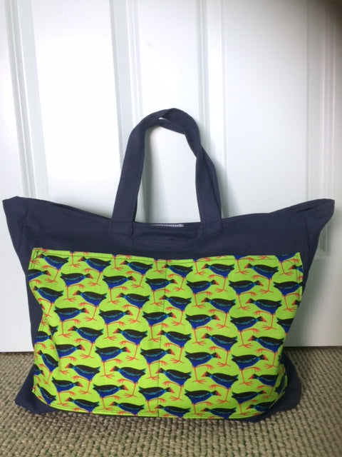 Produce/beach bag large to hold 4 beach towels.