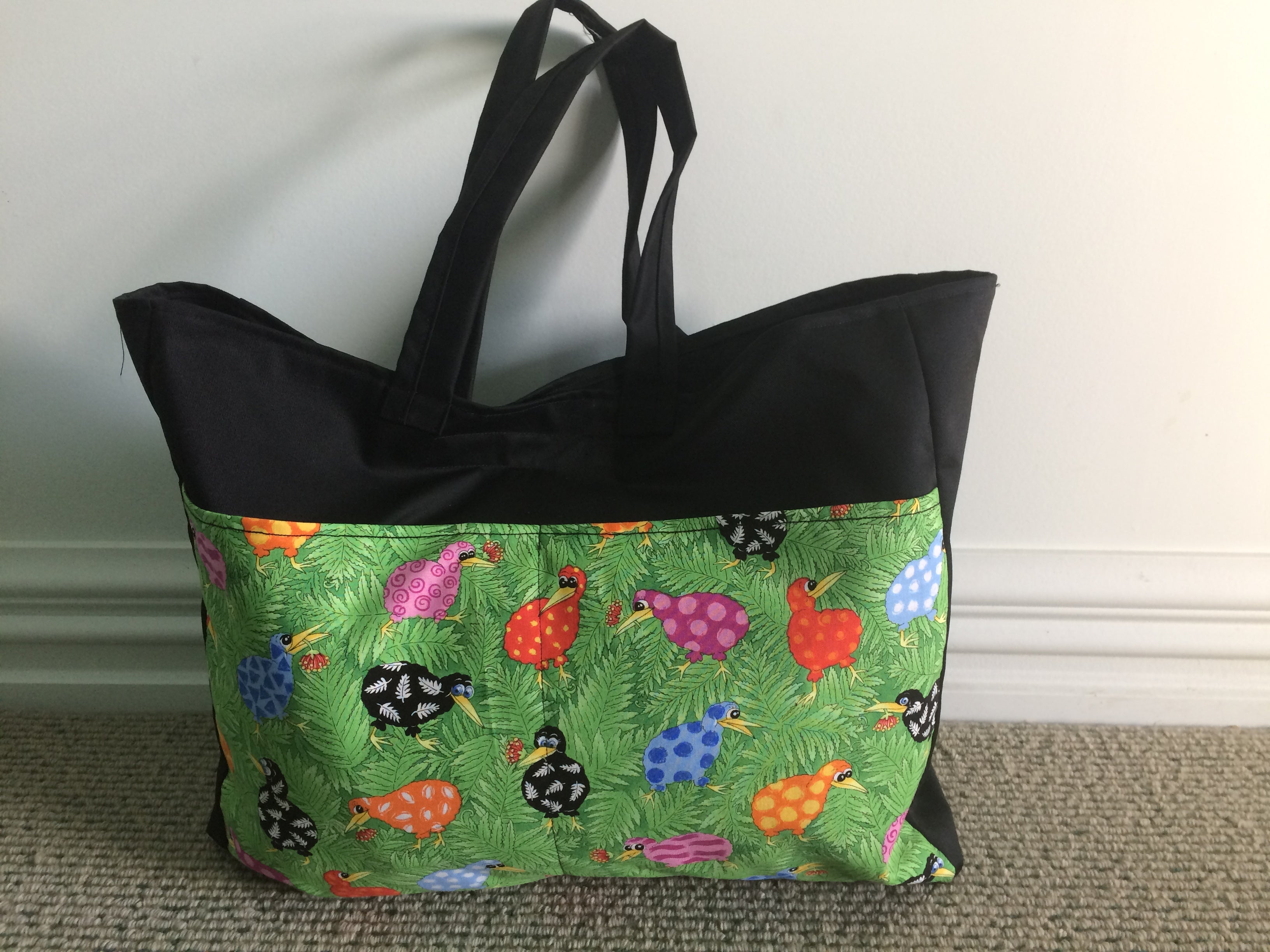 Produce/beach bag large to hold 4 beach towels.